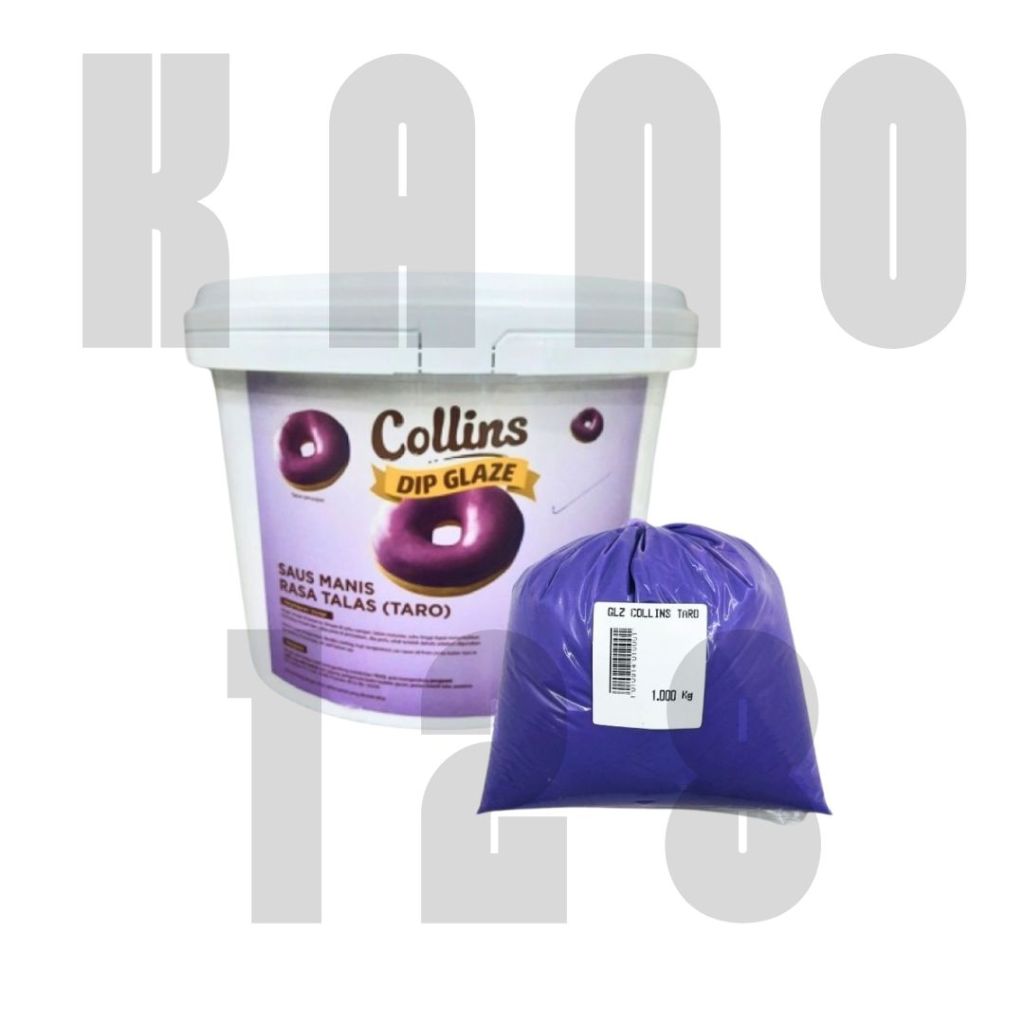 

GLAZE COLLINS TARO KEMASAN CURAH 1 KG