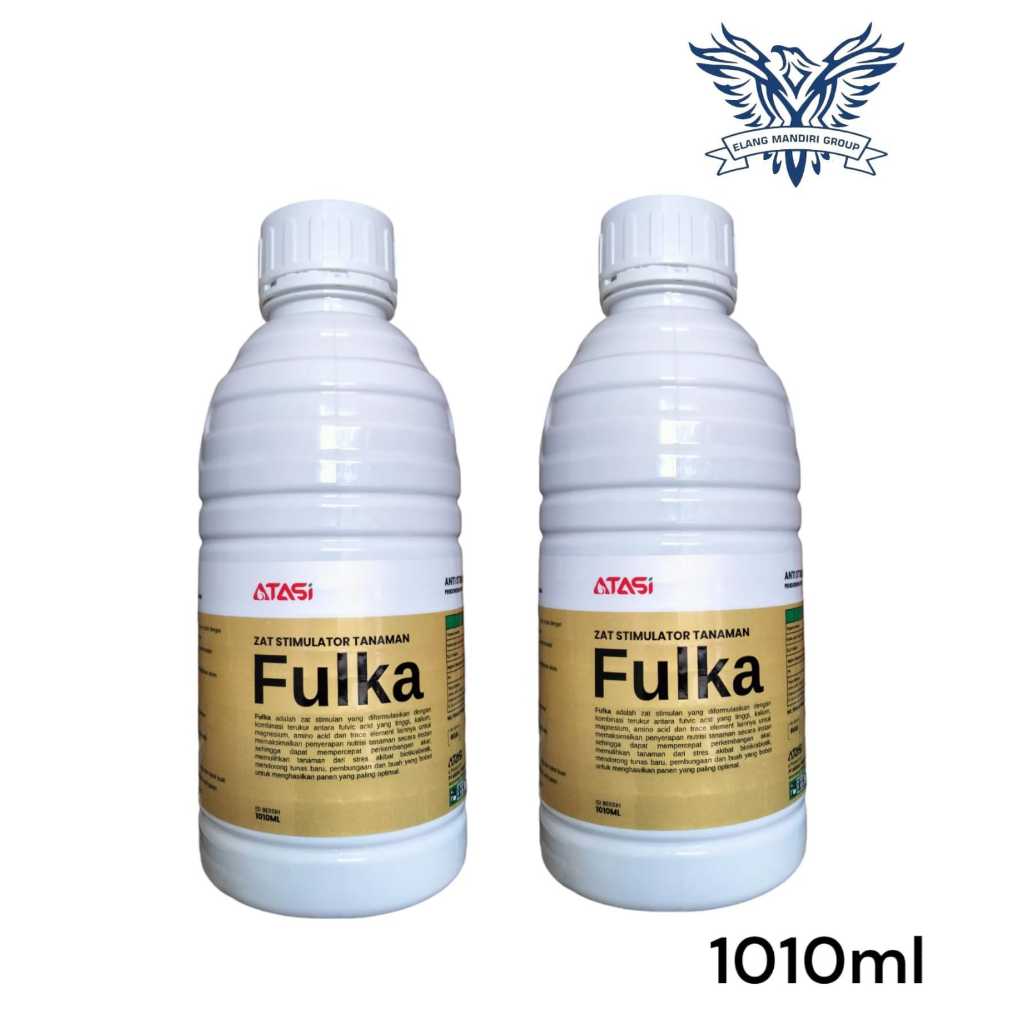 Fulka 1010ml Zat Stimulator Tanaman Obat Keriting Daun Nutrisi Pembesar Umbi Pelebat Buah Perangsang