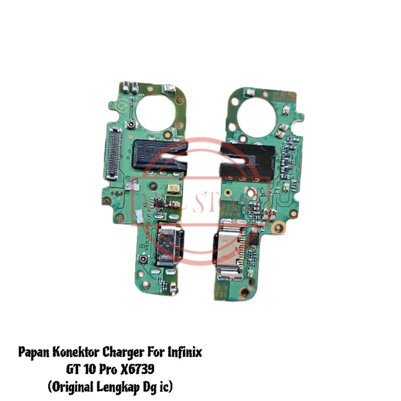 Flexibel Konektor Charger / Papan Con Cas Infinix GT 10 Pro X6739 Original