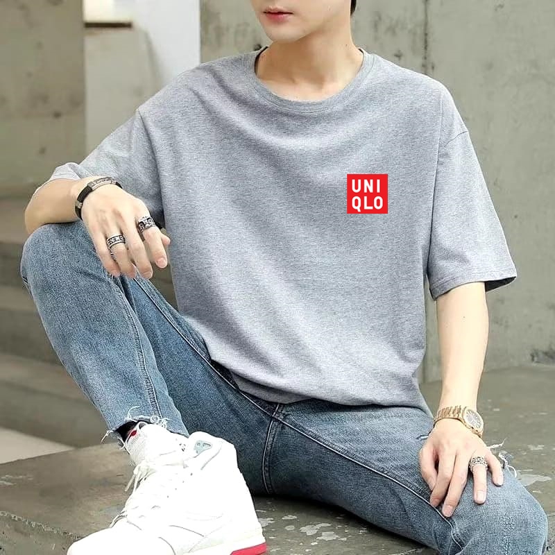 BAJU KAOS OBLONG UNISEX SIMPLE Atasan Pria Uniqlo Kaos Uniqlo Polos Kaos Atasan Uniqlo KAOS OBLONG K