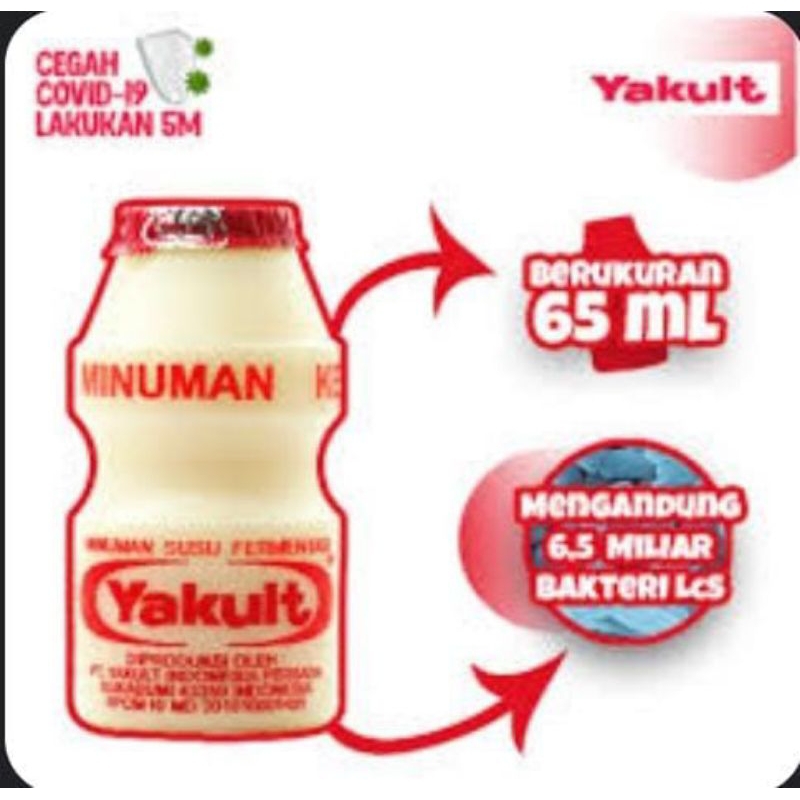 

YAKULT 2 pack ( 10 BOTOL) FREE BUBLE N KARDUS PACKING