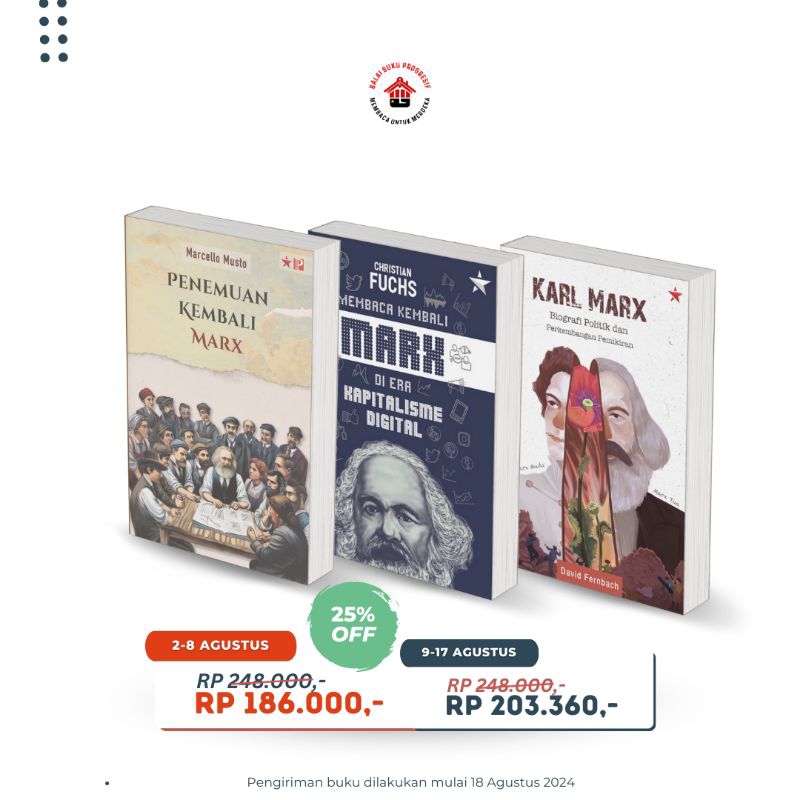 Paket Marx - 3 buku Pemikiran Karl Marx