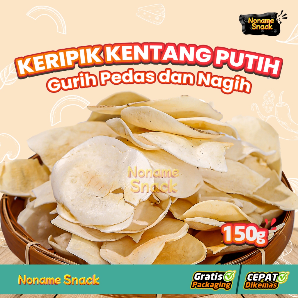 

NoName Snack - Keripik Kentang Putih 100 Gr