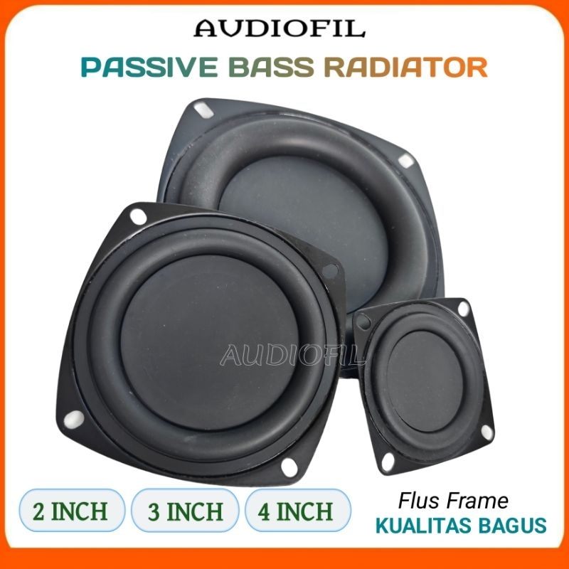 Passive Bass Radiator 2 Inch 3 Inch 4 Inch  Pasif Bass Membran Low Frequency 52mm 78mm 92mm