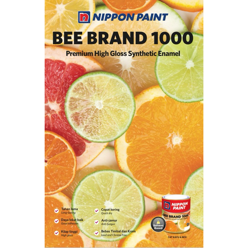 Cat Kayu dan besi Nippon Paint Bee Brand 1000