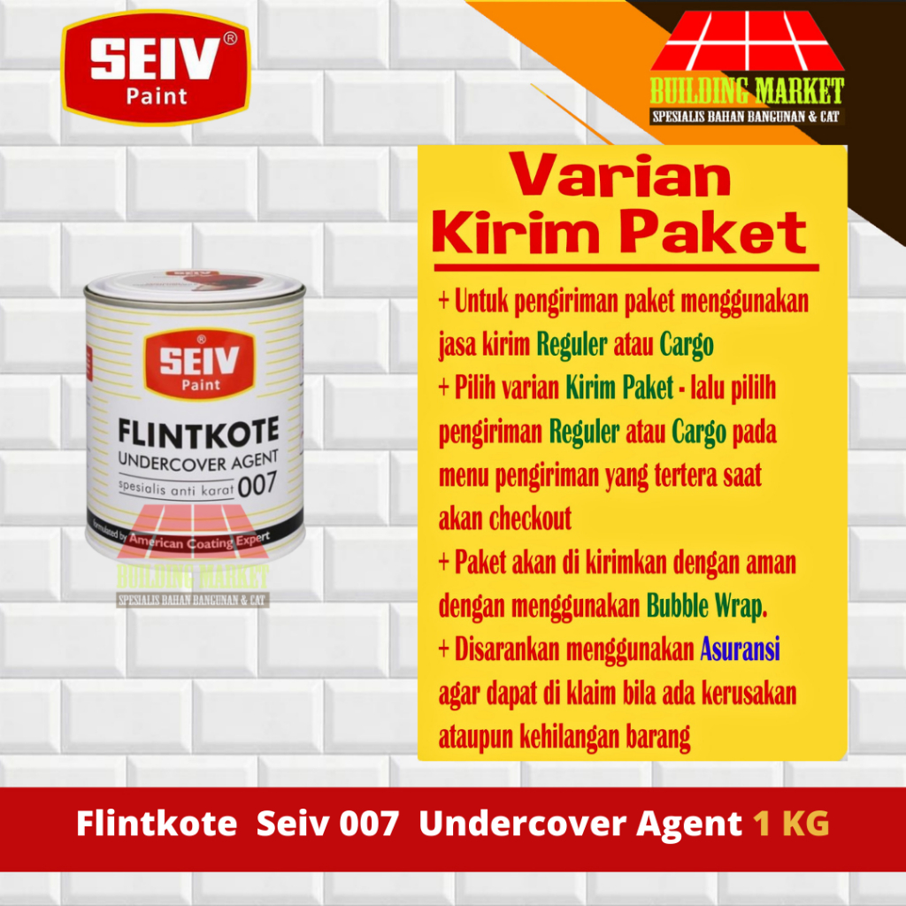 Plingkut Anti Bocor Flinkote Cat Anti Bocor Seiv 007 Undercover Agent 1KG Paket
