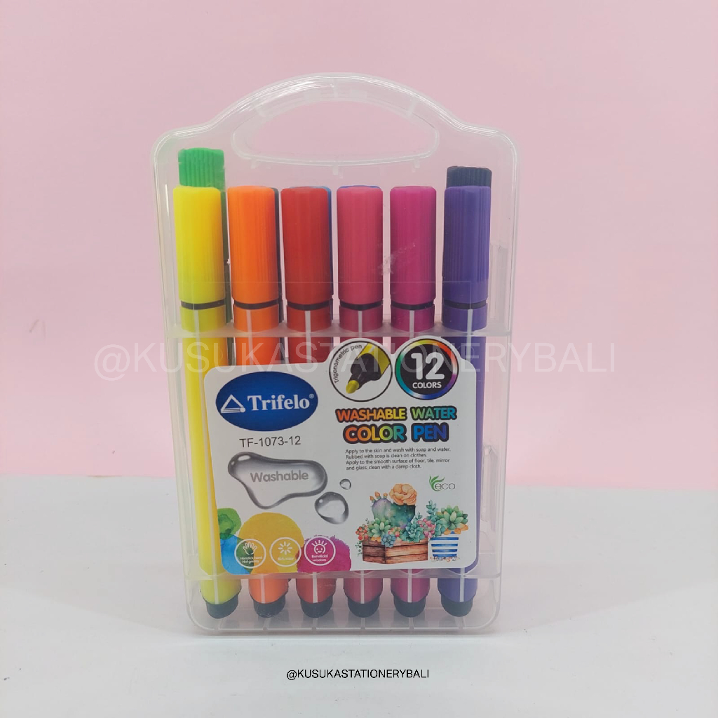 

WASHABLE WATER COLOR PEN TRIFELO TF-1073-12