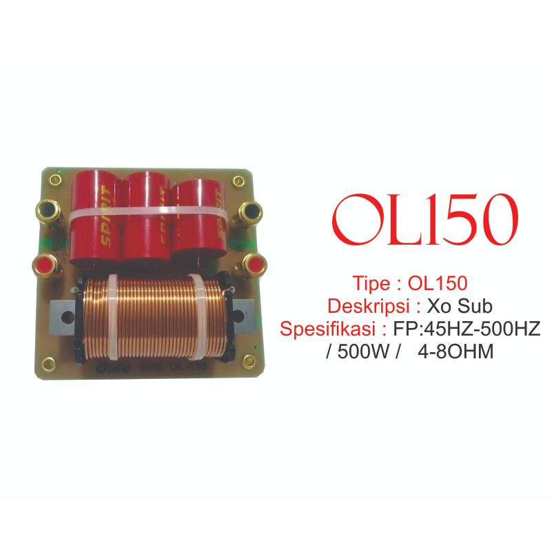 STX - CROSSOVER : XO PARTS / CROSSOVER PASIF 1 WAY (SUB) 150