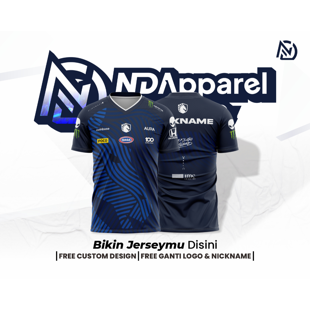 JERSEY BAJU GAMING LIQUID AURA MPL ID 2024 FULL PRINTING MLBB