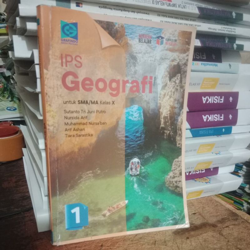buku IPS Geografi SMA kelas 1-10 penerbit grafindo