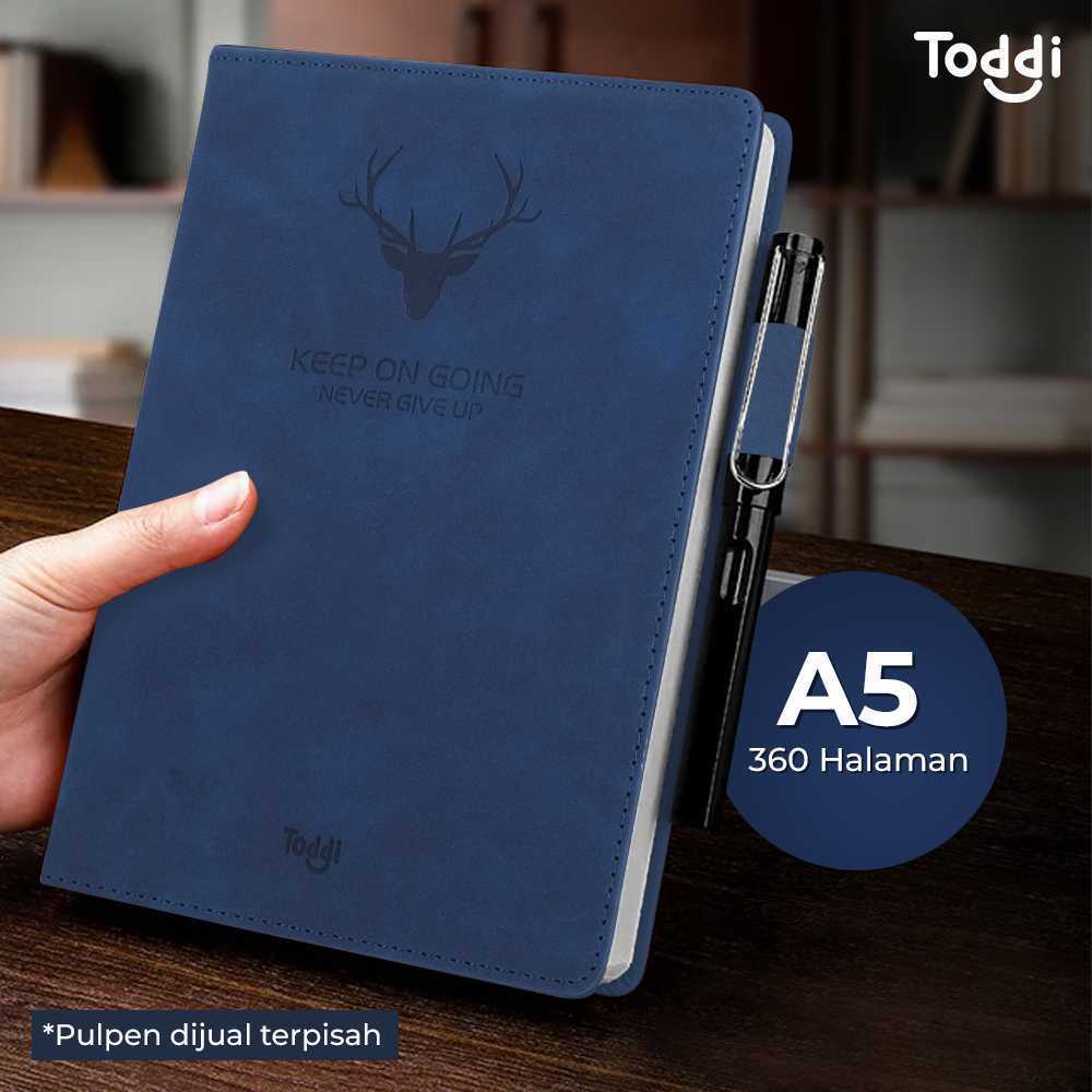 

Buku Jurnal Catatan Harian Notebook Diary Cover Kulit 180 Lembar A5