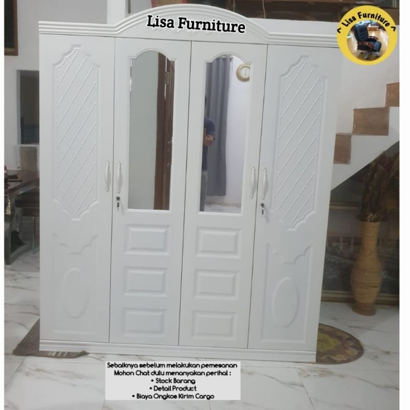 Lemari Besi Pakaian|Lemari Besi Pakaian Sliding|Lemari Besi Pakaian Sliding 2 Pintu|Lemari Besi Paka