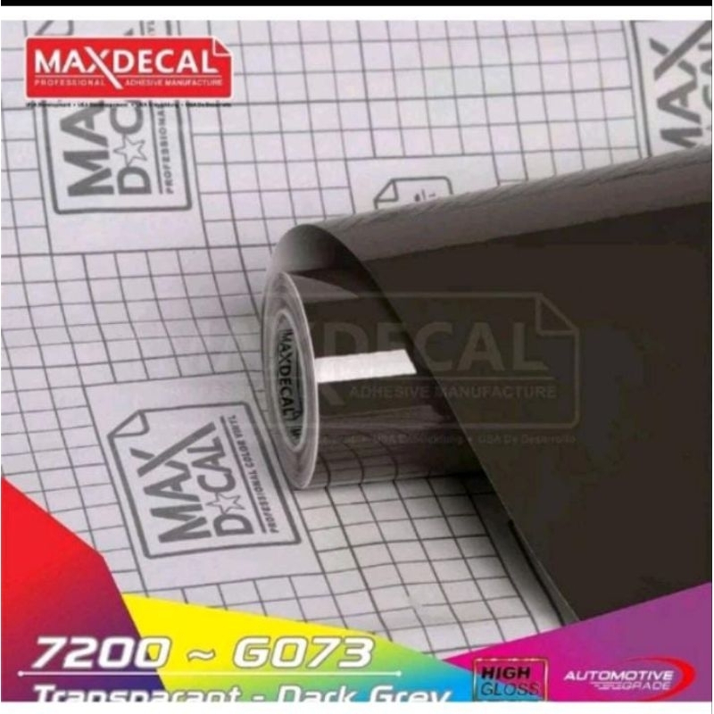 

STIKER HITAM TRANSPARAN Bidang 22cm