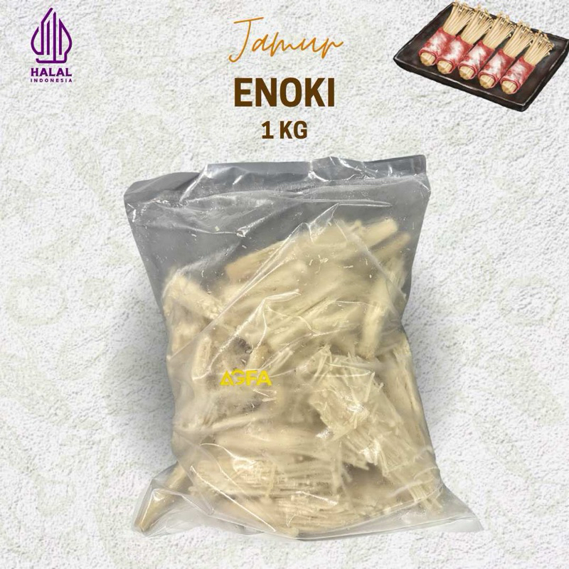 

JAMUR ENOKI 1 KG / ENOKI KILOAN