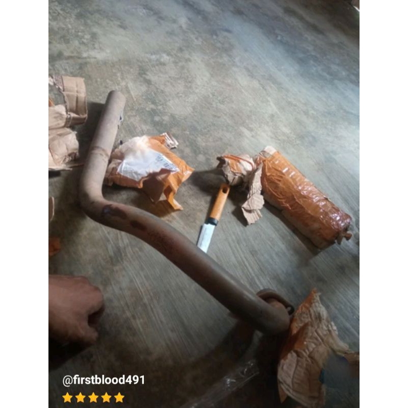 leher knalpot byson original