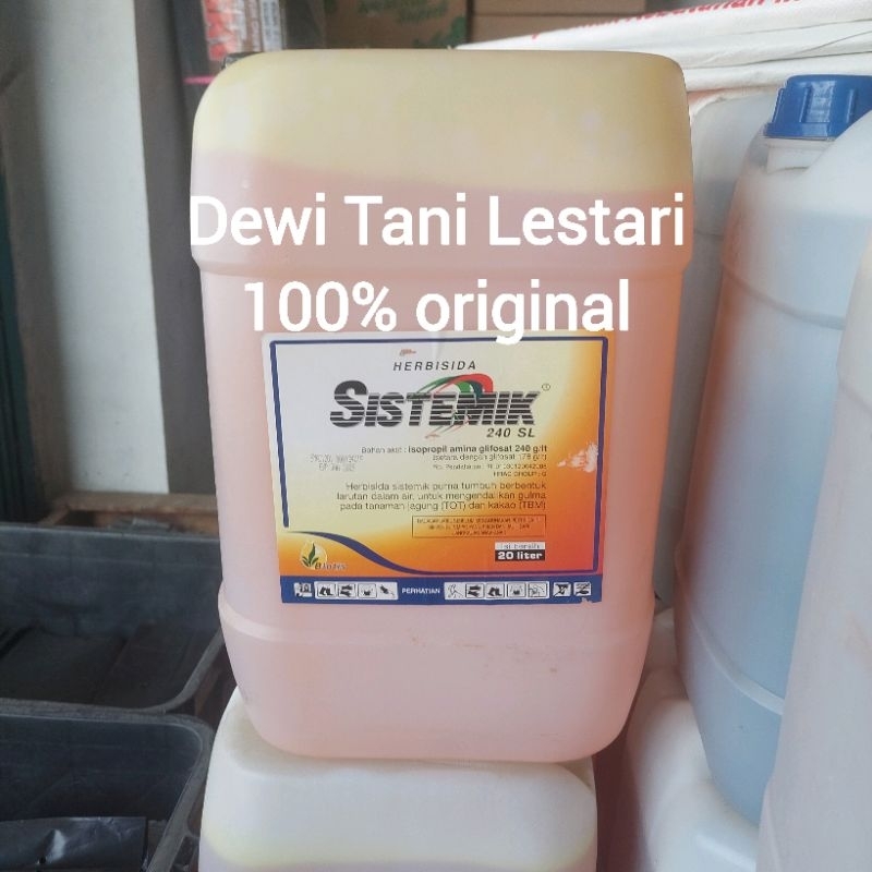 Sistemik 240 SL Herbisida Sistemik Pembasmi Gulma | 20 Liter