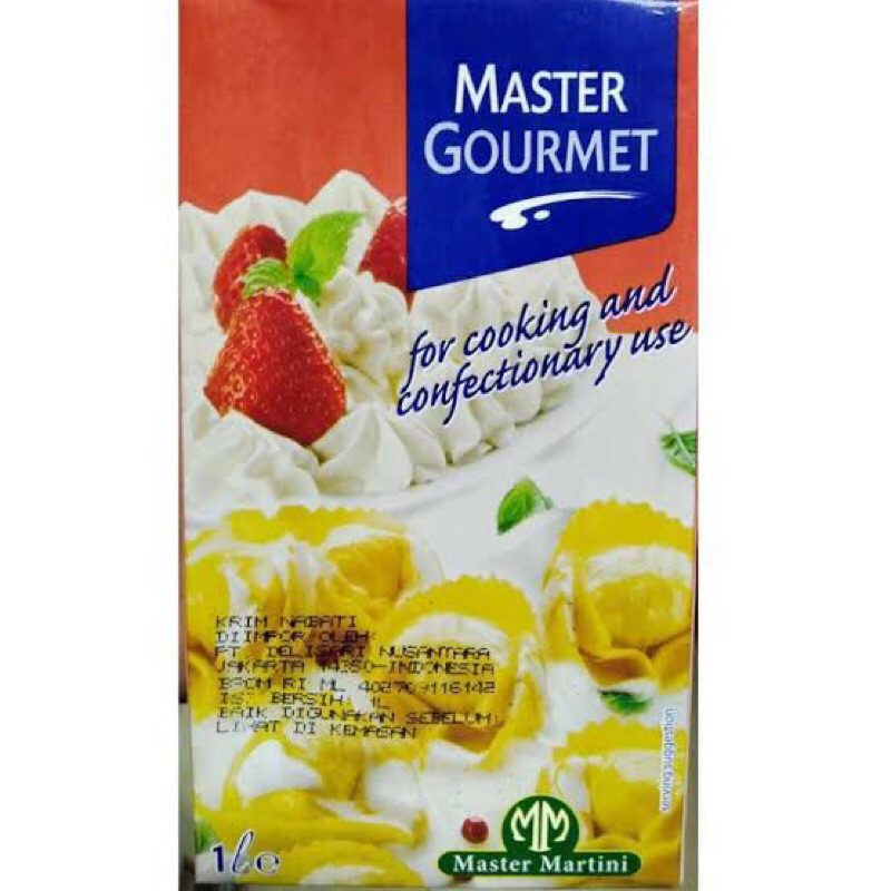 

Master gourmet whipping cream 1L cooking cream