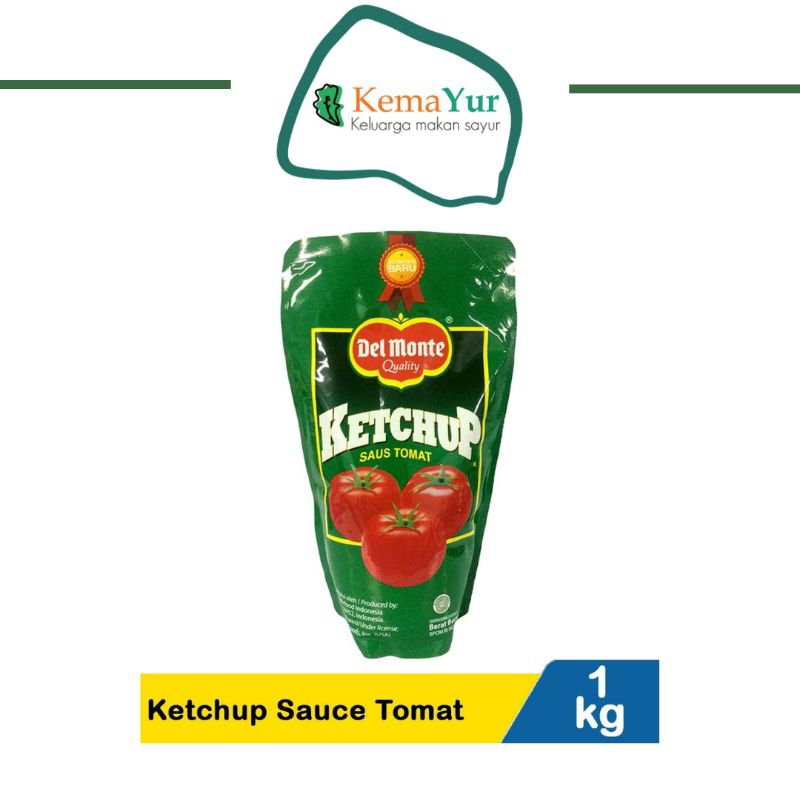 

DELMONTE SAUS TOMAT SAUS SAMBAL KEMASAN 1KG
