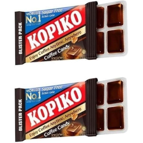 

Permen Kopiko Blister Pack Coffee Candy Sugar Free 32Gr 1 Pack Biji Kopi Susu Cappucino Kaleng Dus Kiloan Toples