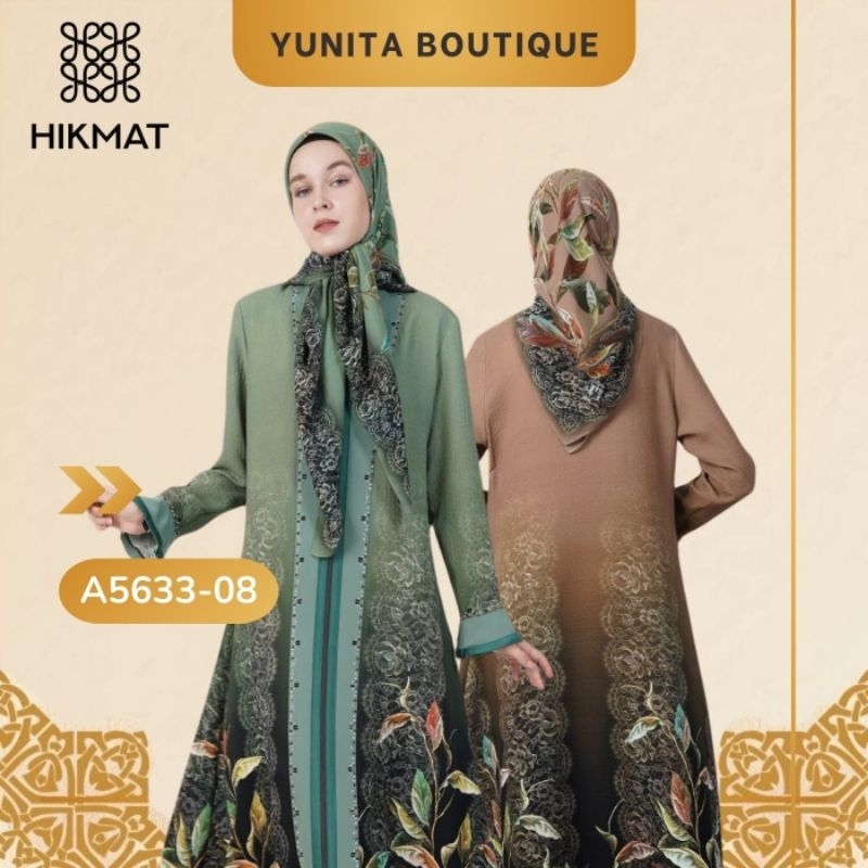 Ready Abaya Hikmat A5633-08 Original