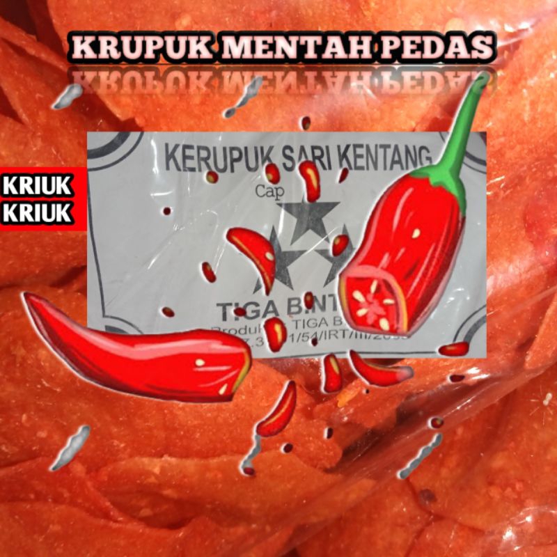 

Kripik Pedas kentang Cap 3 BINTANG