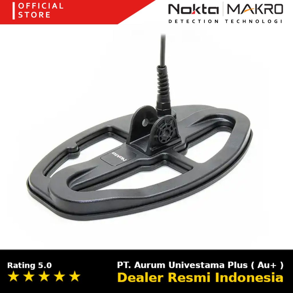 Nokta Makro Coil LG24 9,5 x 6 inch Koil Pencarian DD Tahan Air untuk Detektor Emas Nokta The Legend 