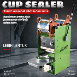 QME Mesin cup sealer/Mesin Press Gelas Plastik Cup Sealer 8oz-22oz