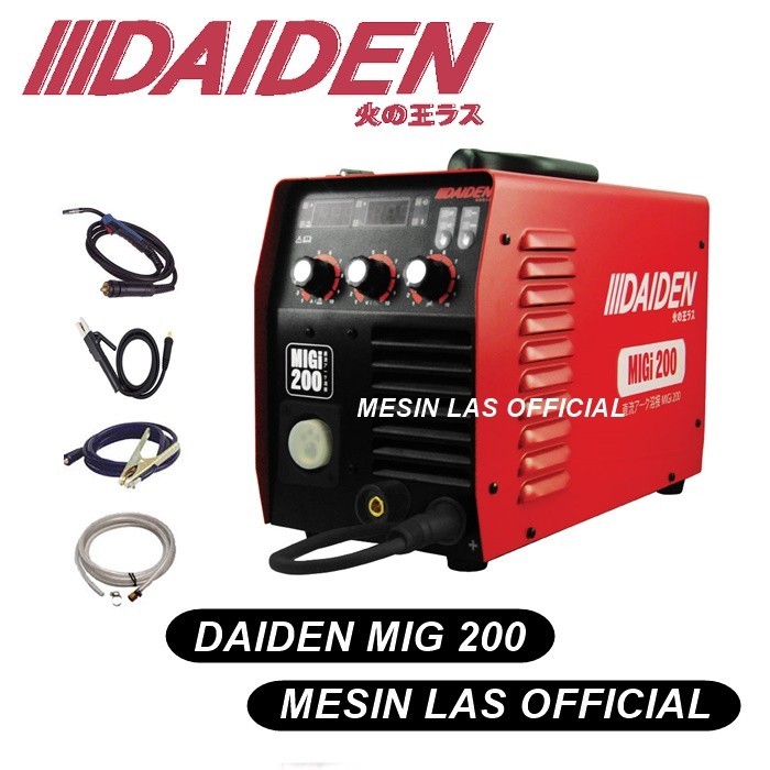 Mesin Las DAIDEN MIG 200A Trafo Las Inverter CO2.
