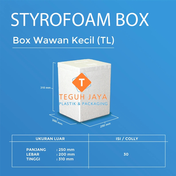 Styrofoam Gabus Box Es K WK 25x20x31 Kotak Gabus Sterofoam Box Wawan Kecil 25 x 20 x 31Cool Box Froz