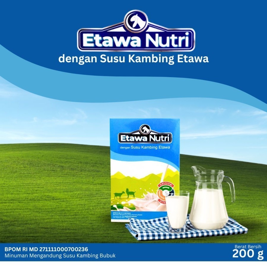 

Etawa Nutri Susu Kambing Etawa Asli Original BPOM Halal