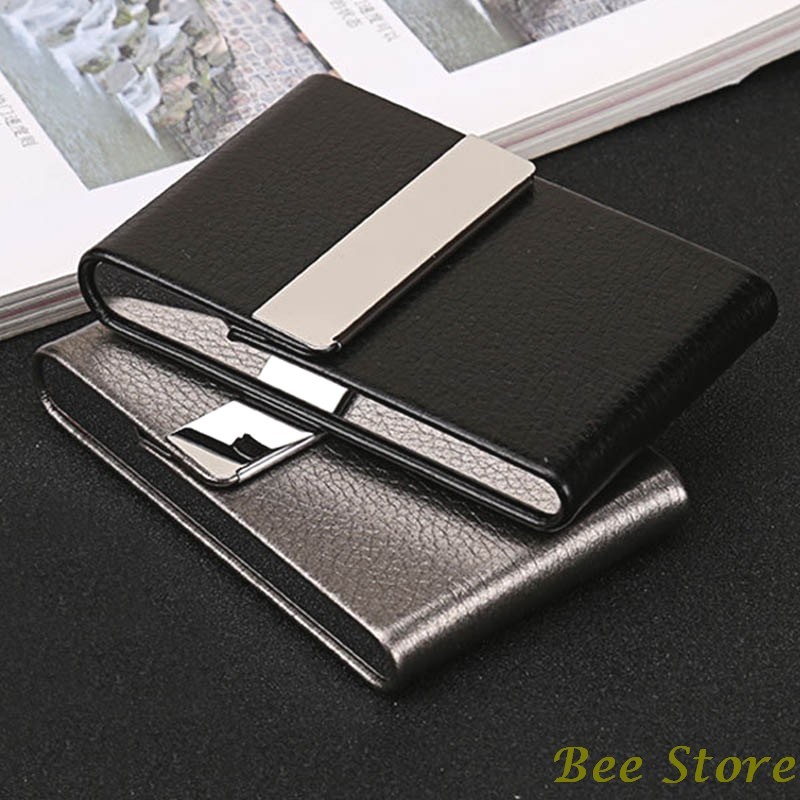 Kotak Case Bungkus Rokok Elegan Aluminium Model Leather case