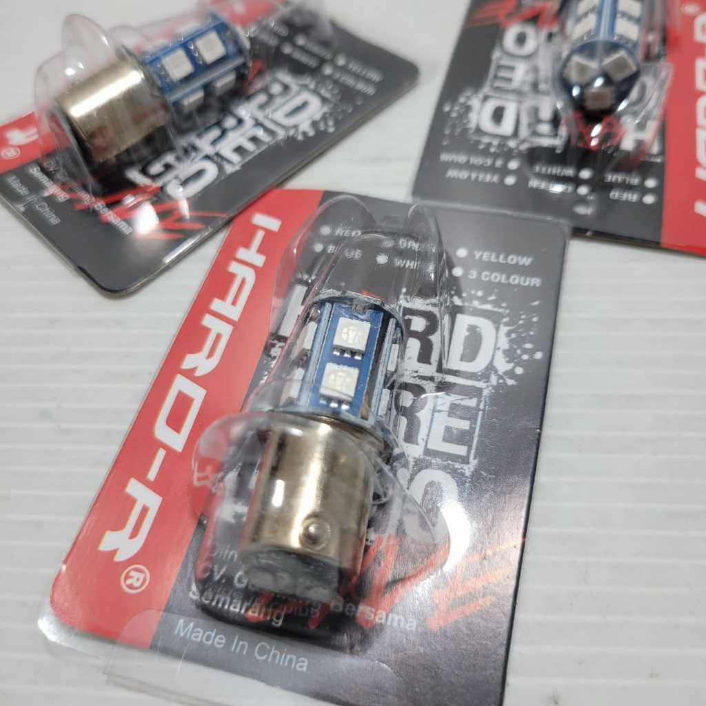 Lampu Dop Lampu Stop Rem Belakang Sepeda Motor Variasi Blitz Berkedip - Warna