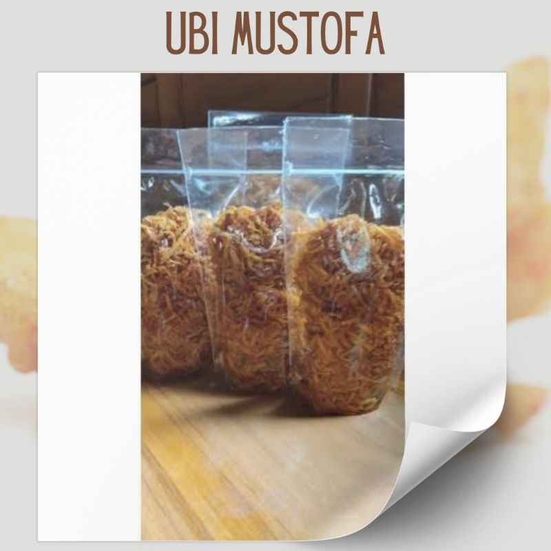

Ubi Mustofa Pedas Manis Gurih Cemilan Snack Ringan.