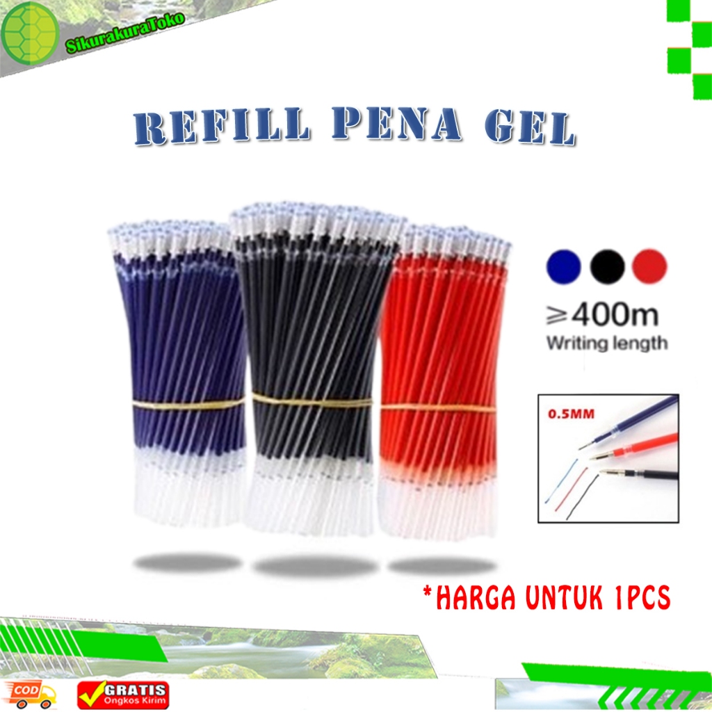 

(SDA) 1 PCS Refil Pena Gel Isi Ulang Tinta Pena Murah Produk Import