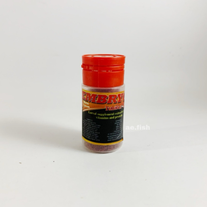 embryo cacing kering 5gr pakan ikan cupang Guppy