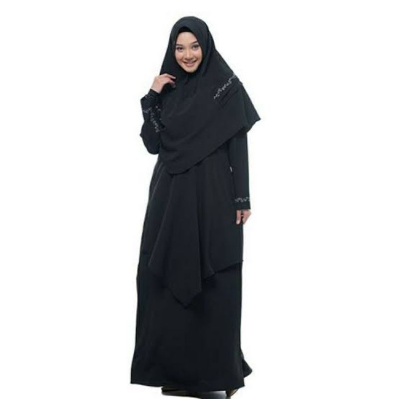 Rabbani- Dresslim Alishaba- Gamis Set Kerudung Dewasa