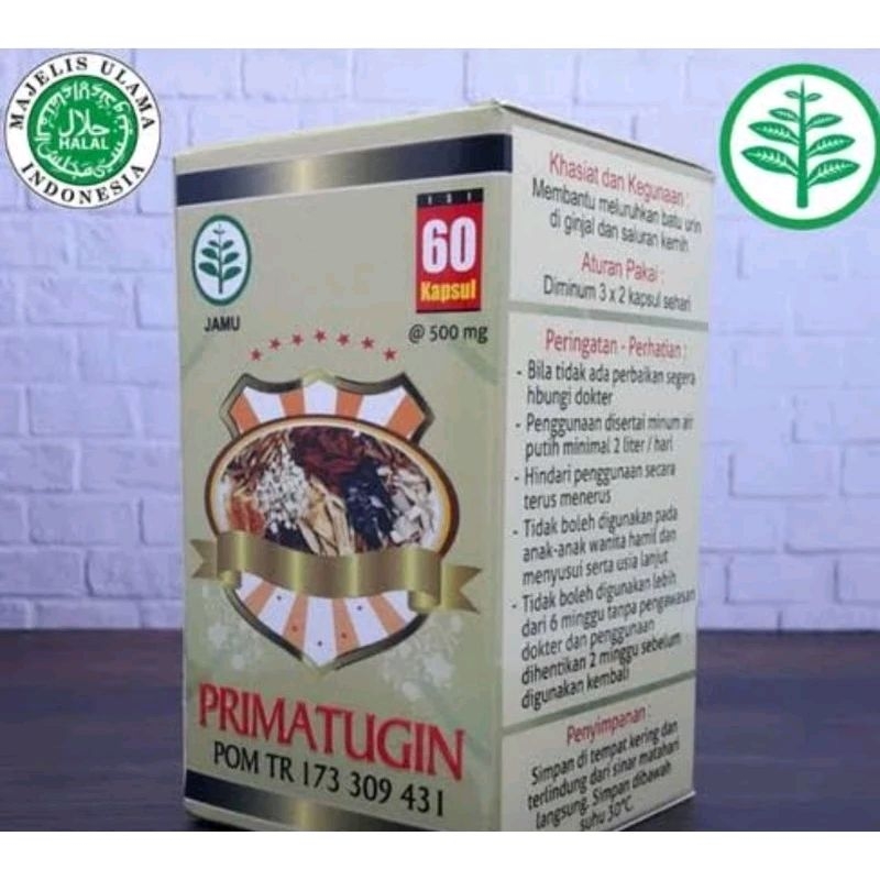 Kapsul Primatugin Obat Herbal Untuk Batu Ginjal CV SUPER PRIMA isi 60 kapsul
