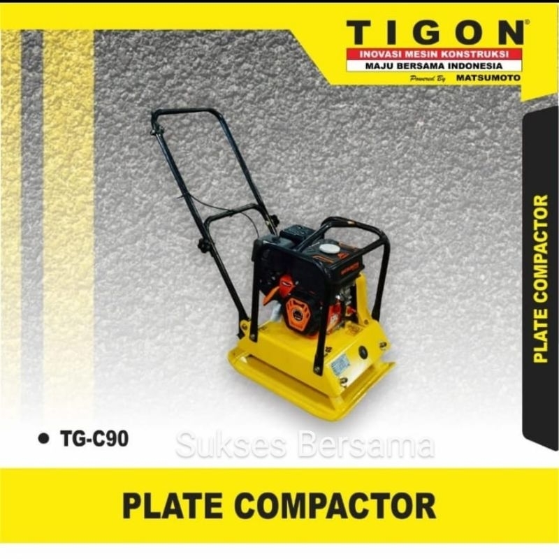 Plate Compactor / Stamper Kodok Tigon TG-C90