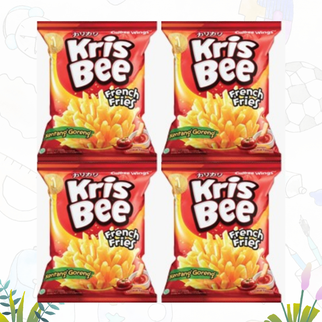 

Kris Bee French Fries Kentang Goreng dengan Sambal Colek Rasa Tomat 9x13gr (renceng)