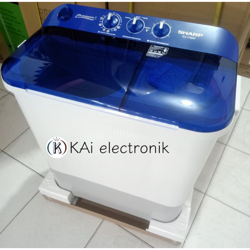 Mesin cuci sharp 7,5kg es-t75nt