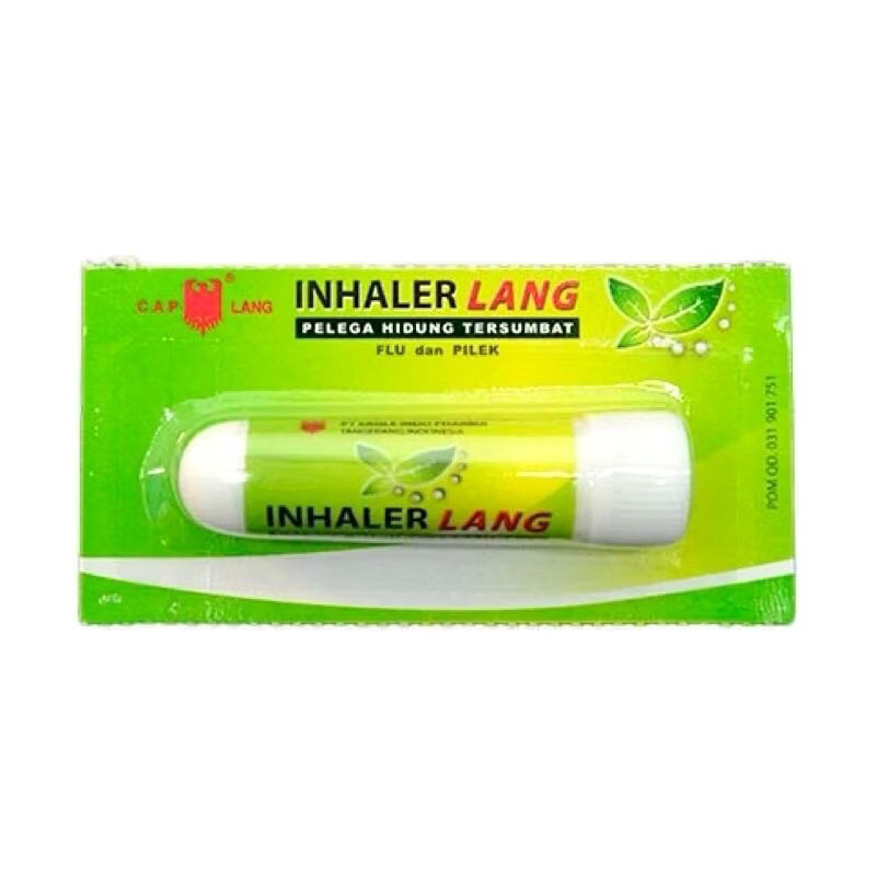 Inhaler LANG / pelega hidung tersumbat 1 pcs / Flu dan Pilek