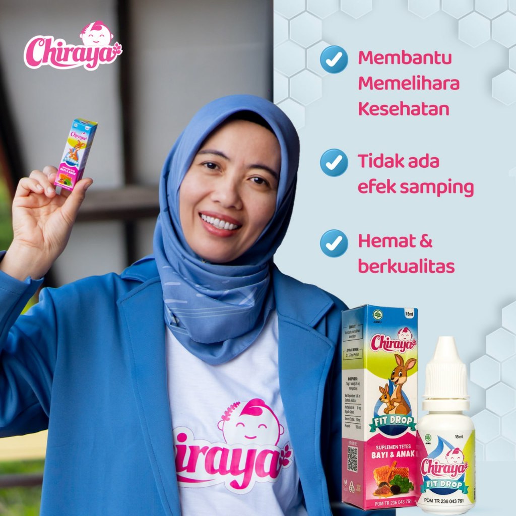 Chiraya Fit Drop Vitamin Tetes Bayi Lambat Bicara Speech Delay