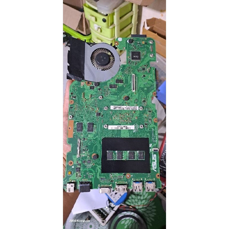 mainboard asus x555b amd ram 4gb onboard