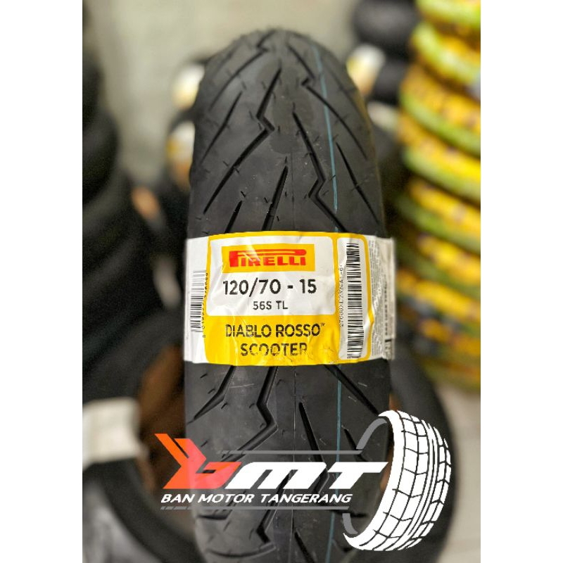 Pirelli diablo rosso scooter ukuran 120/70-15