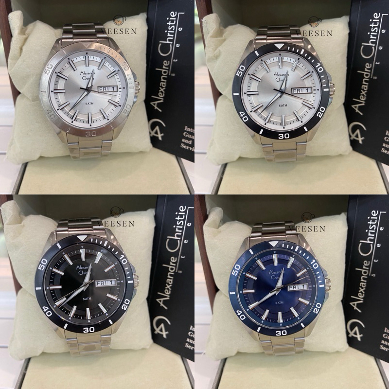 Jam Tangan Alexandre Christie AC 6512 Original Pria