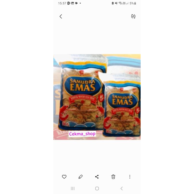

kerupuk Samudra Emas 1kg