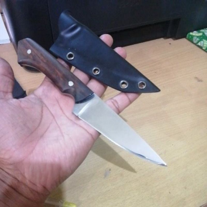 pisau Jalu pisau daging pisau skinner pisau super tajam baja HSS fulltang