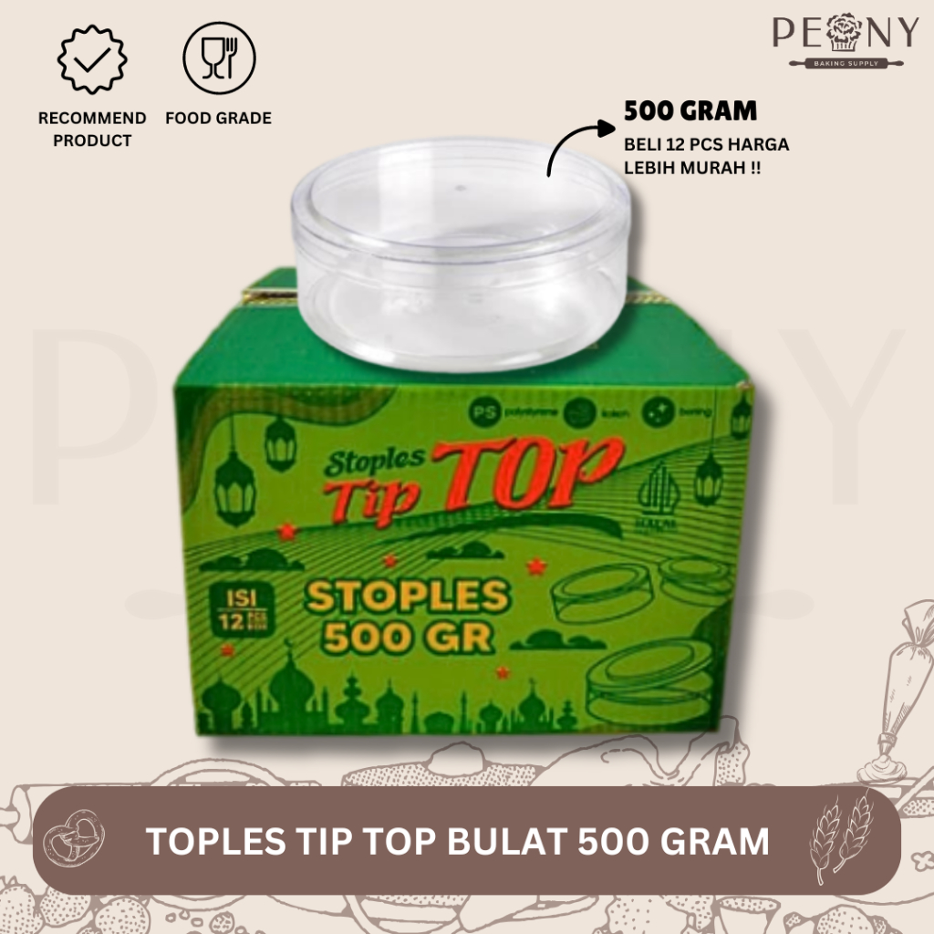 (LUSIN) TOPLES TIP TOP BULAT 500 GRAM / TOPLES KUE KERING BULAT 500 GRAM / TOPLES KUE KERING 500 GRA
