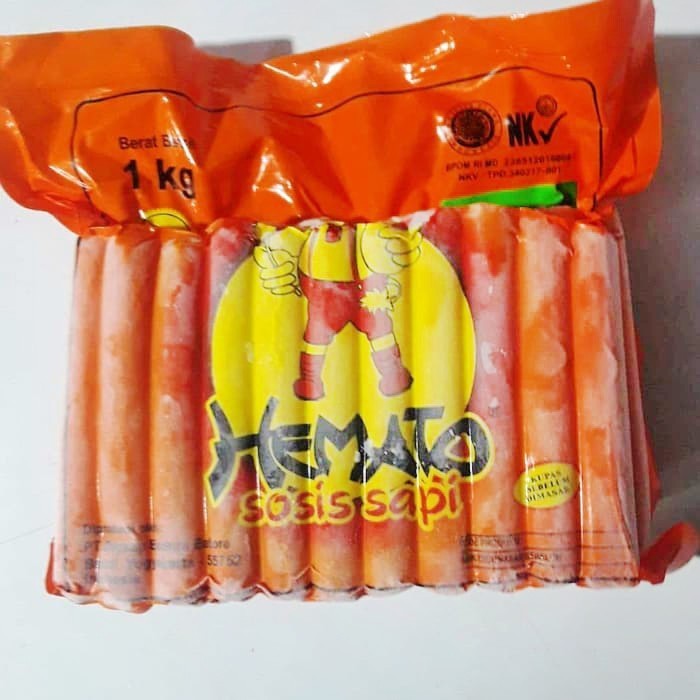 

Sosis Sapi Hemato 1kg isi 40 pcs | Hemato Beef Sausage