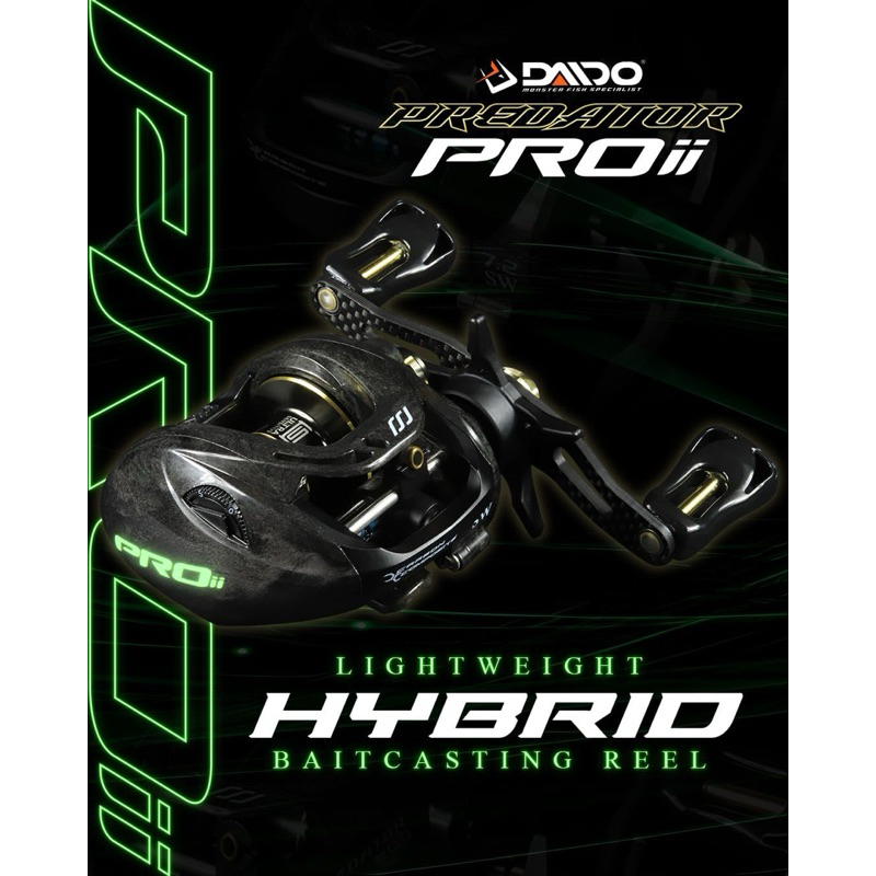 Reel Baitcasting Predator PRO II 200SW-L ( Kiri )